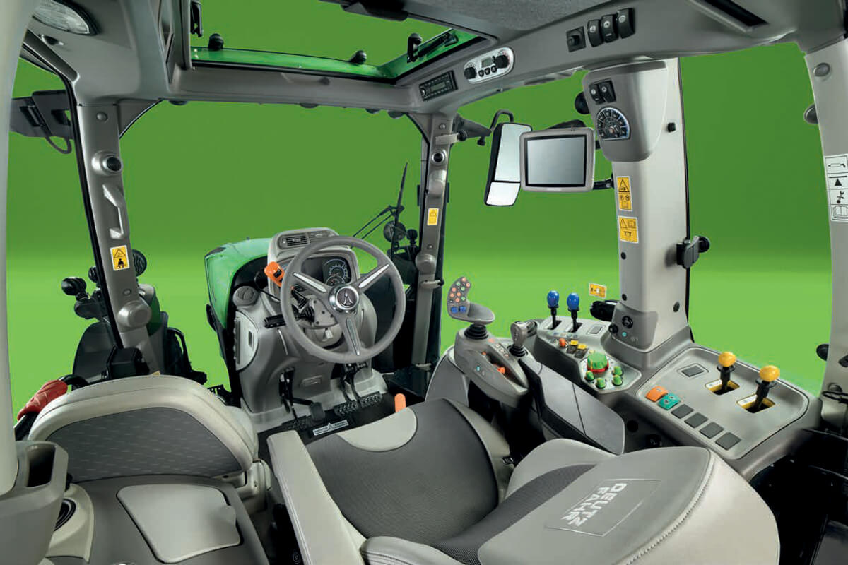 Le cabine MaxVision per la Serie 6 di Deutz-Fahr offrono il massimo comfort e numerose opzioni di personalizzazione